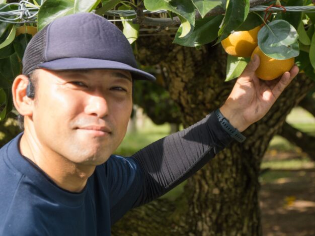 世羅大豊農園 梨狩り観光部門担当 : 緒方さん