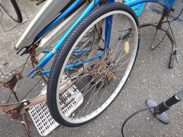 ママチャリ タイヤ交換